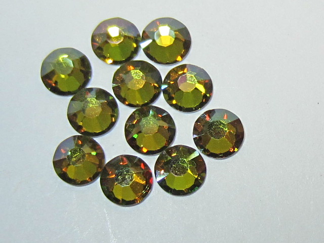 72 pcs. 20ss CITRINE IRIS MIST (maxima) FLATBACK PRECIOSA Rhinestones